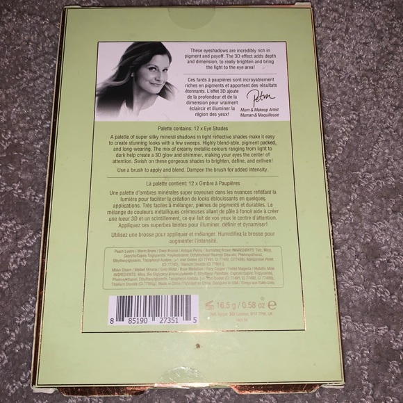 New 12 Shade Pixi By Petra Eye Reflection Shimmer Glitter Eyeshadow Palette - Picture 2 of 2